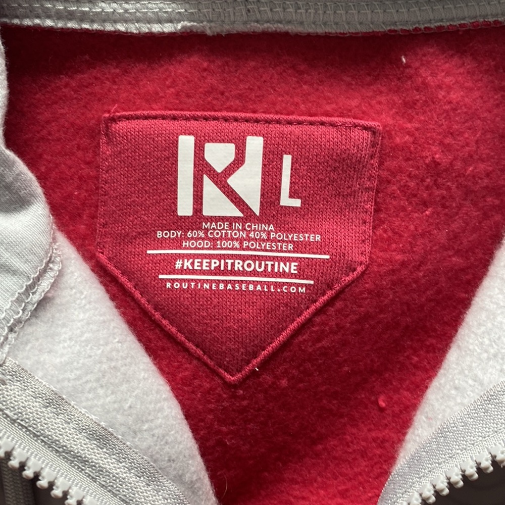 Routine Baseball Hooded Quarterzip - Picture 4 of 4